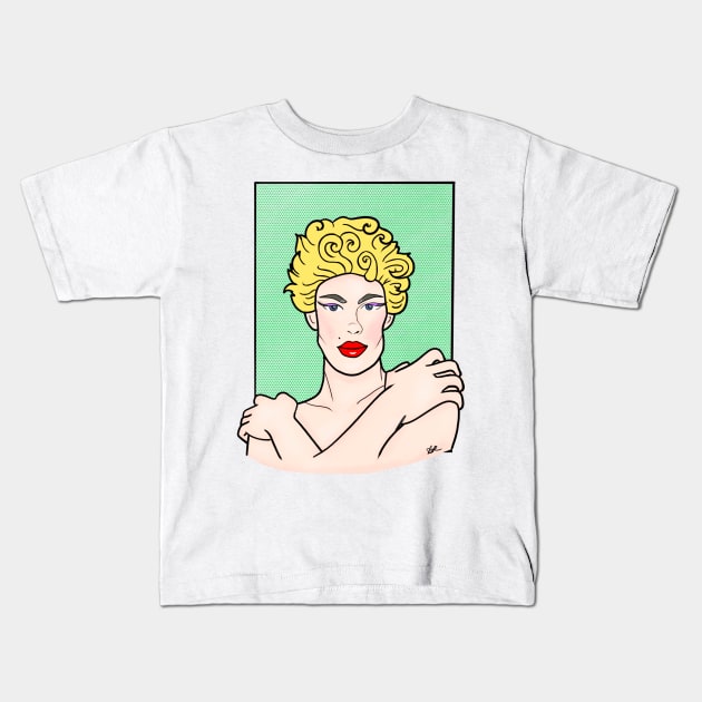 Gigi Goode Kids T-Shirt by fsketchr